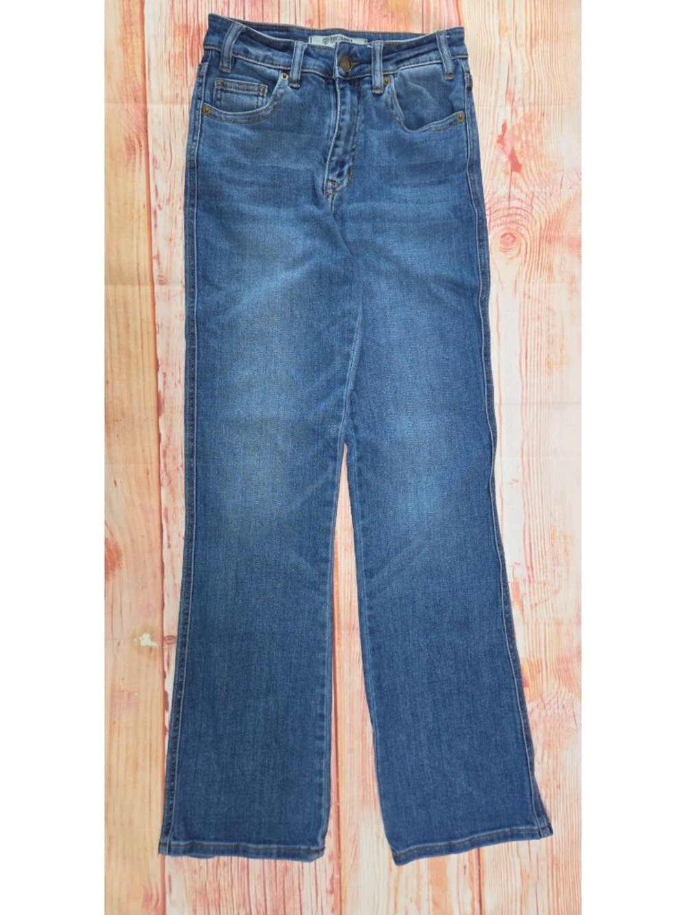 Rock & Roll Denim Womens High Rise Bootcut Jeans W26 L32 Blue